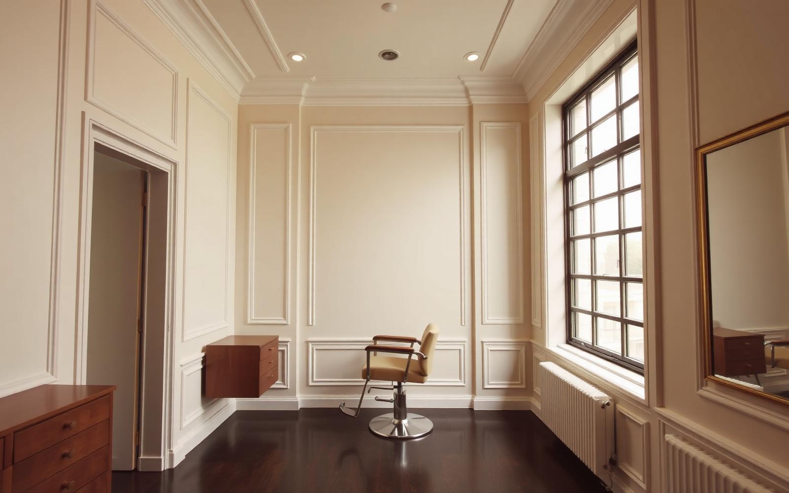 The 7th Avenue Luxury Hair studio interior in Lekki, Lagos